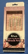 4 PACK MAKE-UP BEAUTY BRUSH SET