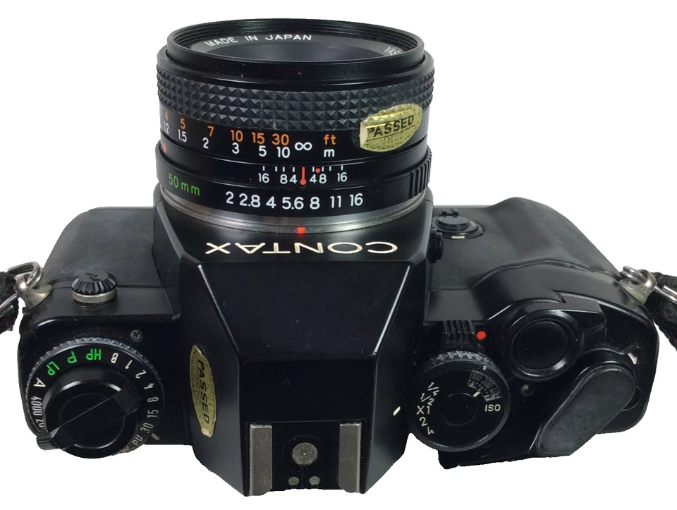 Contax 159MM 35mm SLR Film Camera with Yashica ML 50mm F2 Lens - Image 4 of 4