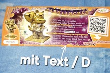 Ü EI Ferrero, 1x BPZ Variante mit Text D  "Goldene Marylinchen "