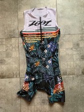 Zoot LTD Tri Sleeveless Racesuit Mens Triathlon Suit Waikoloa Tropical NWOT XL