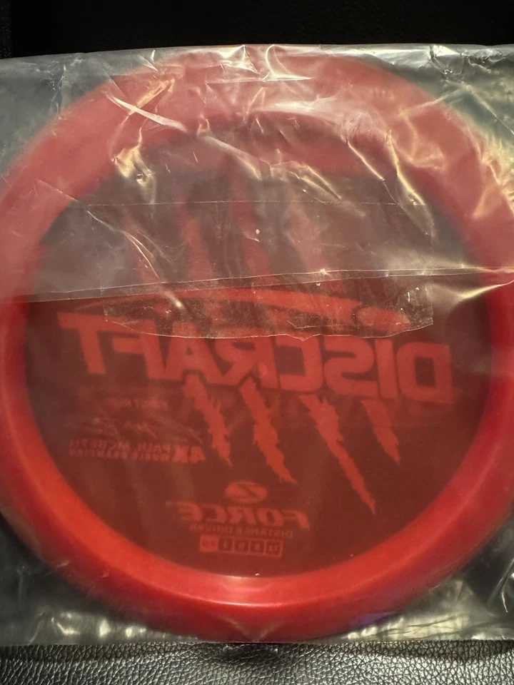 Discraft Z Force First Run Paul McBeth 4X Garra - 173-174g Rojo Raro Nuevo Foto 2 de 3