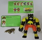 1993 GI JOE MEGA MARINES MONSTRO VIPERS V1 ACTION FIGURE W/FILE CARD & RIFLE