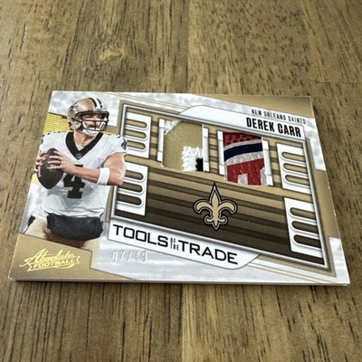 2023 Panini Absolute Derek Carr Tools of the Trade Dual Patch #TOTT-DC /49