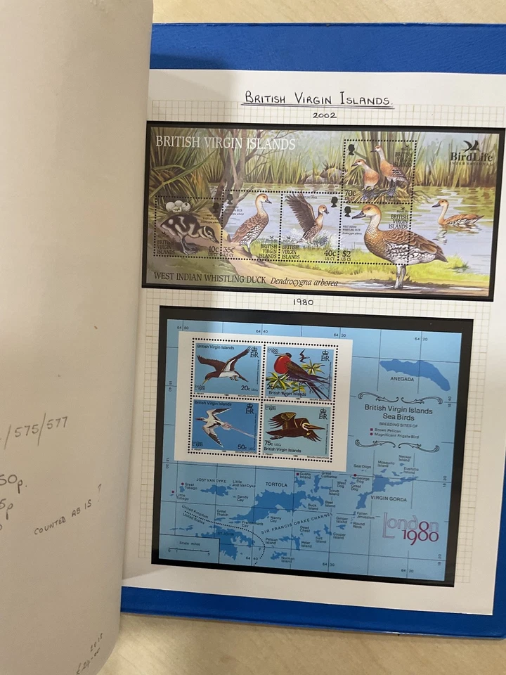 Pájaros en sellos. STC 884,25 £. En álbum D/85 Foto 2 de 4