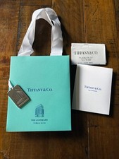 Tiffany & Co "The Landmark" With Tag & Receipt Holder free special delivery inc