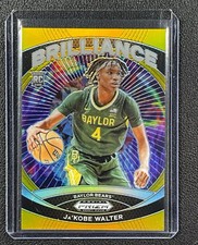 JA'KOBE WALTER  #/10 ROOKIE 2024 PANINI PRIZM DRAFT PICKS GOLD BRILLIANCE