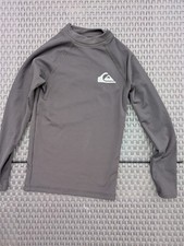 Quiksilver Junior Long Sleeve black Rash Vest
