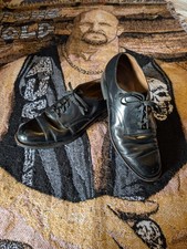 Vintage 1992 US Military Dress Shoes Craddock-Terry Black Oxfords 11R Biltrite