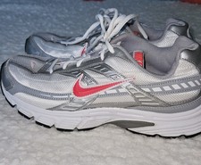 Womens Nike Initiator White/Pink Running Walking  Sneakers Shoes ~ Size 8.5 