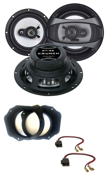 Crunch 16,5Cm 2-Wege 180Watt Lautsprecher FüR Citroen Jumpy Bis 07 FronttüR Auto-image