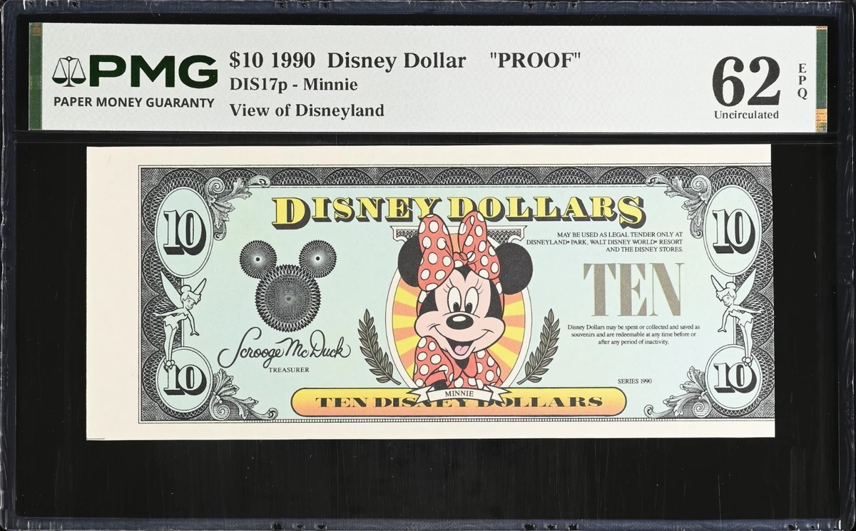 Minnie Mouse Disney Dollars (1968-Now) for sale | eBay