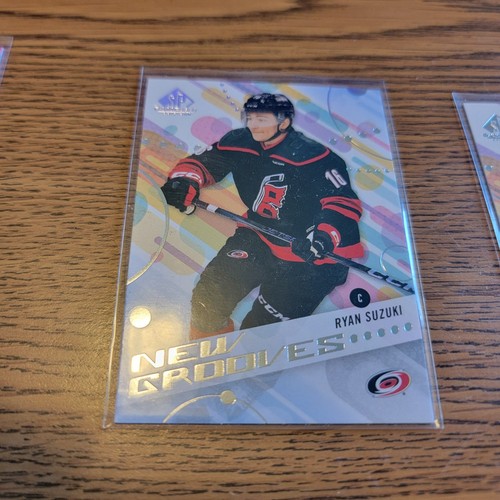 25-26 2025-26 SP Game Used Ryan Suzuki New Grooves #NG-24 Hurricanes