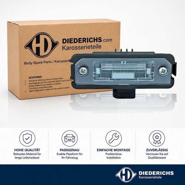 Kennzeichenleuchte Diederichs 2213193 FÜR VW Nummernschildleuchte-image