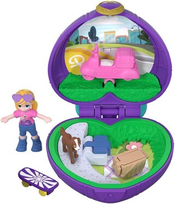 Polly Pocket Tiny World, & Peaches FRY30 Small, Multicolor