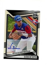 2022 Panini Elite Extra Edition Autograph Juarlin Soto Auto Rookie RC Prospect