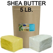 Raw African Shea Butter 5lb Organically Sourced Natural Unrefined Wholesale Bulk