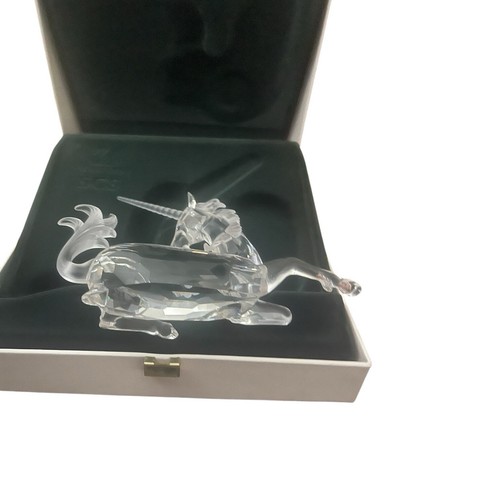 Vintage Swarovski Crystal Large Unicorn Figurine 1996 Annual Edition w/ Box - Picture 7 of 11