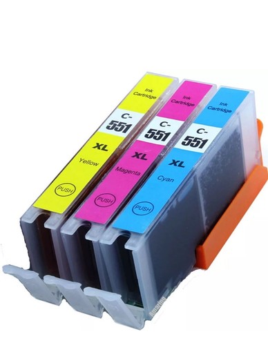 Tintenpatrone 3 Farben für Canon IP7200 IP7250 IP8700 IP8750 IX6800 CLI-551