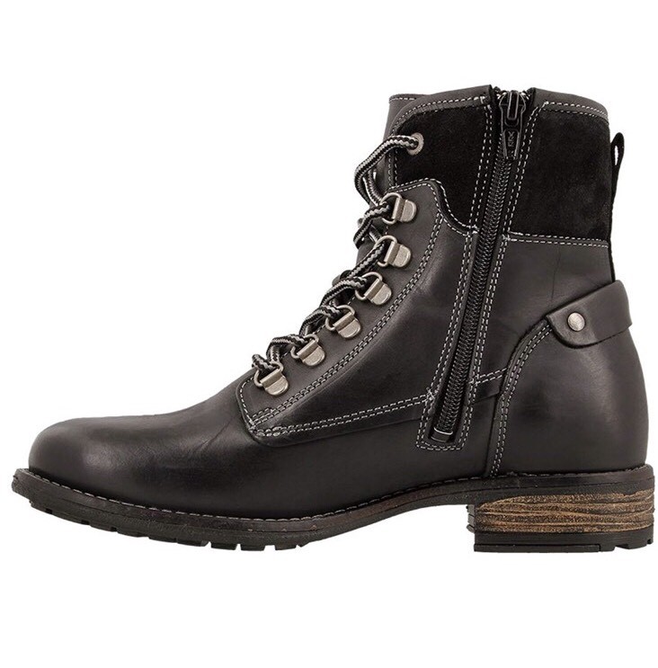 TAOS RINGER BLACK BLACK BLACK WOMEN'S LACE UP BOOT EU 37 BNIB a1685a TAOS RINGER BLACK BLACK BLACK WOMEN'S LACE UP BOOT EU 37 BNIB a1685a