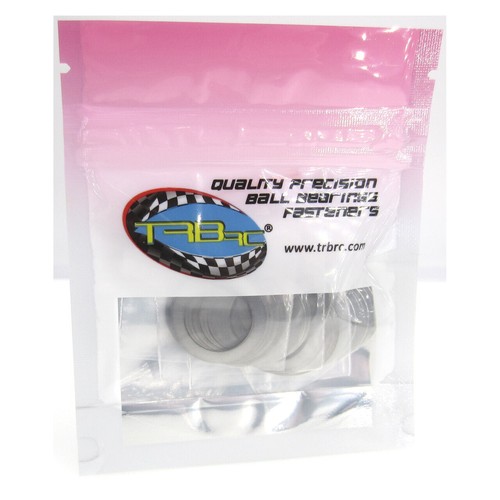 TRB RC M16x22mm Dia. Steel Shim Pack 10ea 0.1, 0.2, 0.3, 0.5mm Width - 第 1/2 張圖片