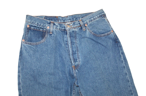 Vintage 1980er Levi’s 501xxx Button Fly Einzelnaht Nippelnieten 33X32 - Bild 10 von 13