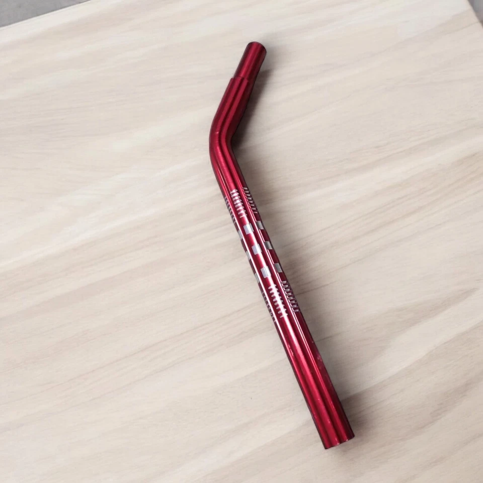 Tija de sillín BMX 25,4 mm reclinada - diseño de aleación de la vieja escuela, multicolor Foto 4 de 4