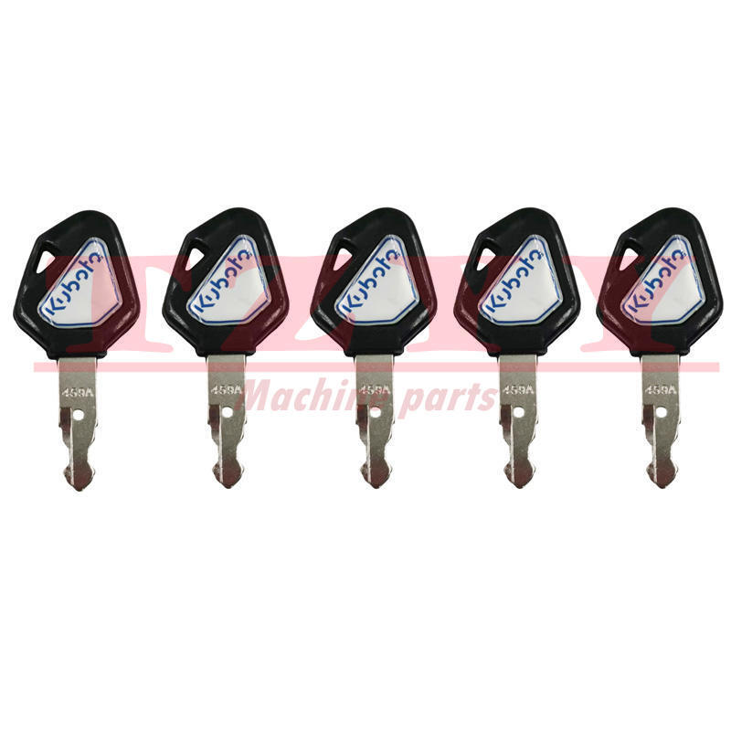 5X For Kubota Ignition Keys 459A Excavator Backhoe Skid Steer