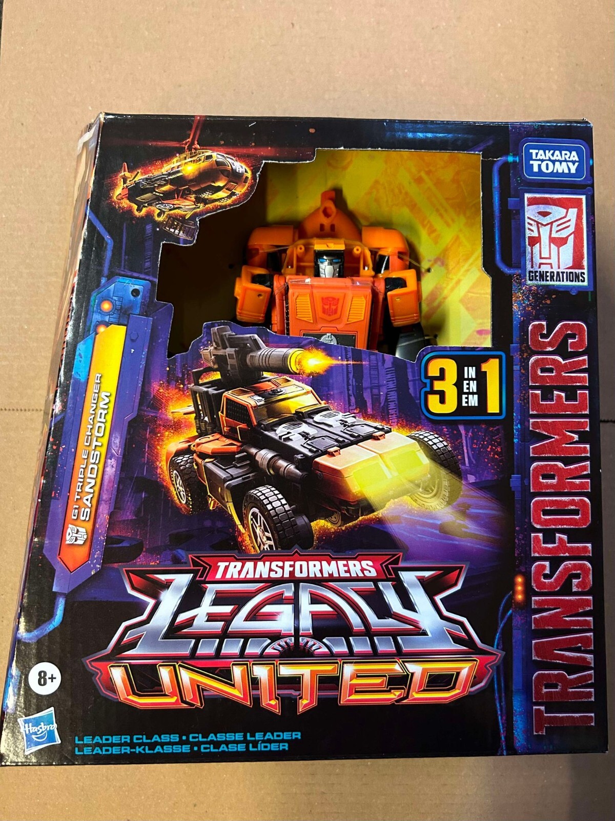 Sandstorm (G1 Triple Changer) Transformers Legacy United Deluxe Class HASBRO