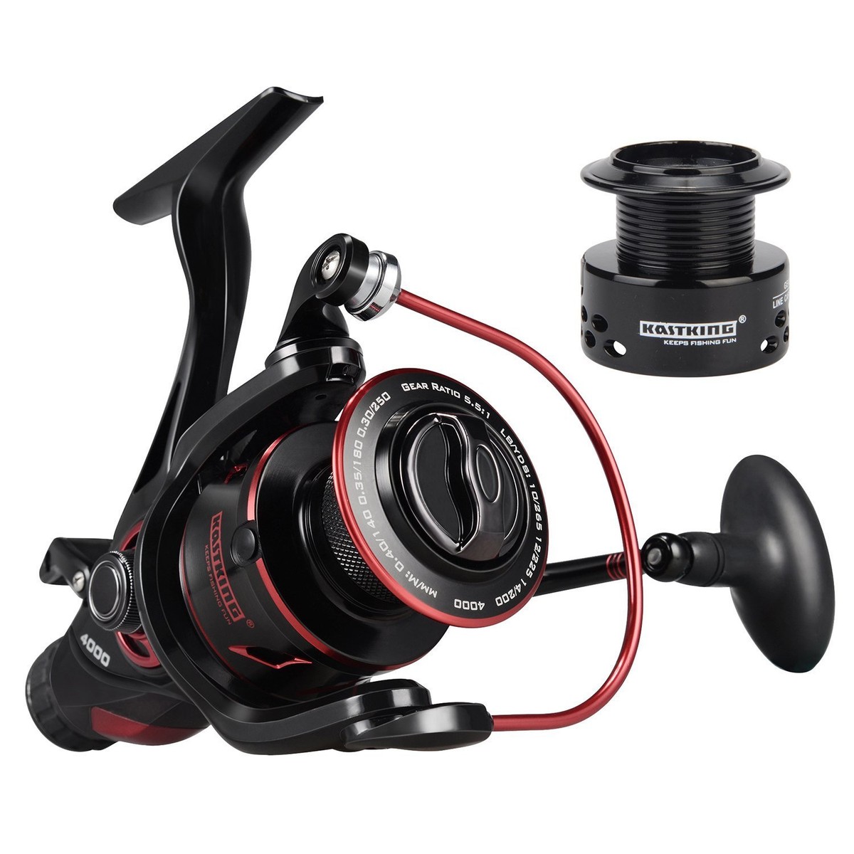 KastKing Sharky Baitfeeder III 4000 Saltwater Spinning Fishing