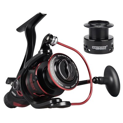 KastKing Sharky Baitfeeder III 4000 Saltwater Spinning Fishing Reel + Free Spool