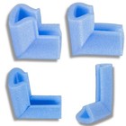 Foam Corners Picture Frame Protectors Blue PE 15mm to 65mm Baby Safety Guard