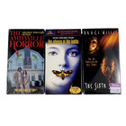 X3 Vtg Y2K Horror Vhs Movies The Sixth Sense Silence Of The Lambs The Amityville