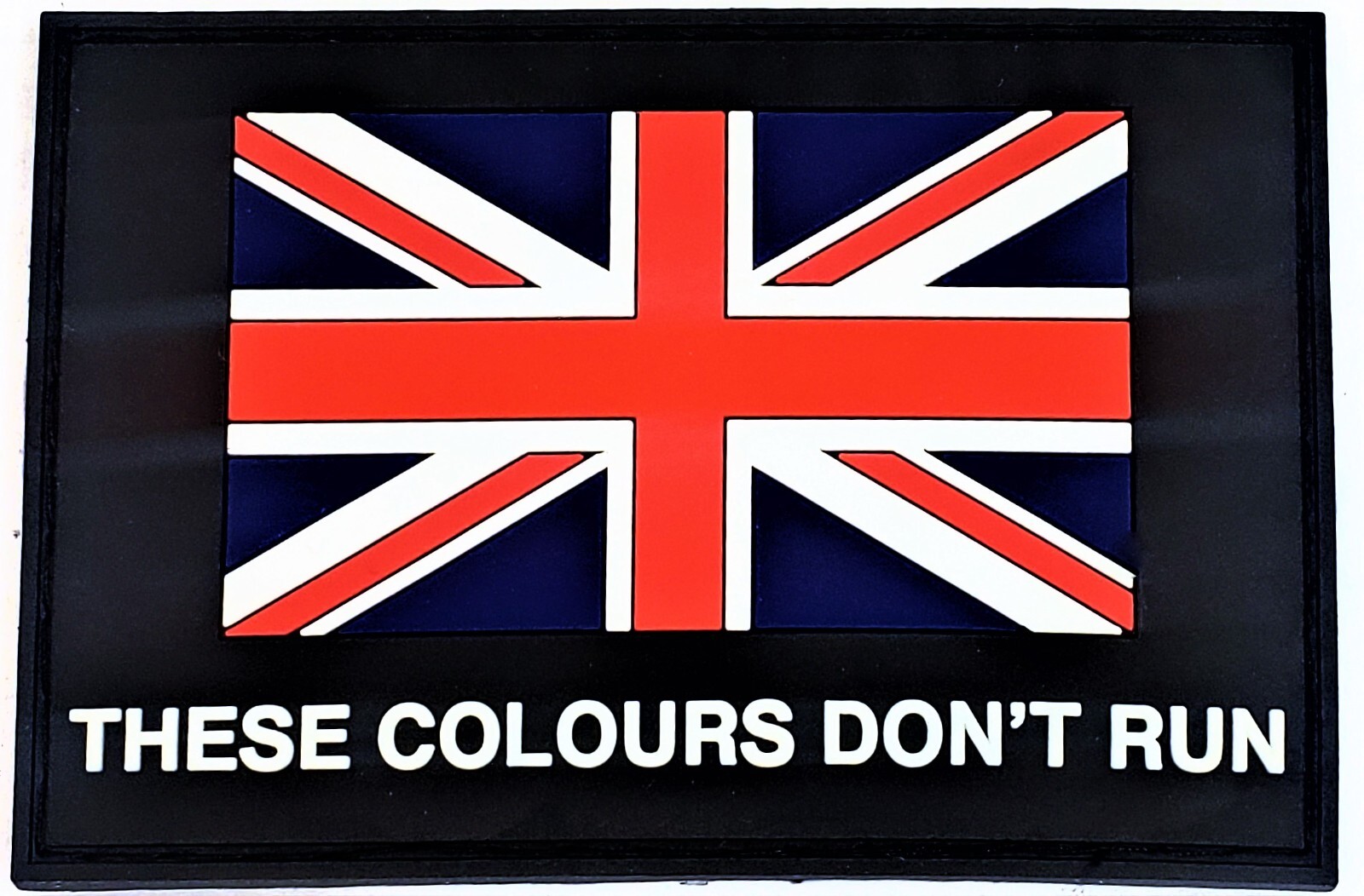 UK British Flag Glow-in-the-Dark Patch - Luminous Velcro Emblem