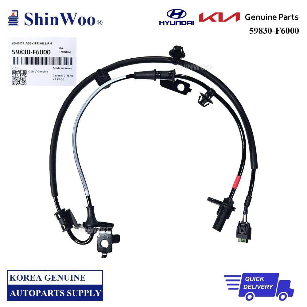 GENUINE Hyundai Kia ABS Brakes Wheel Speed Sensor FRONT RIGHT OEM