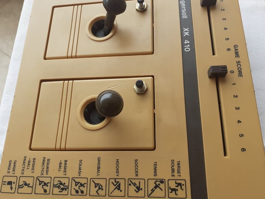 Polycon Ingersoll XK 410, vintage gaming console from eighties