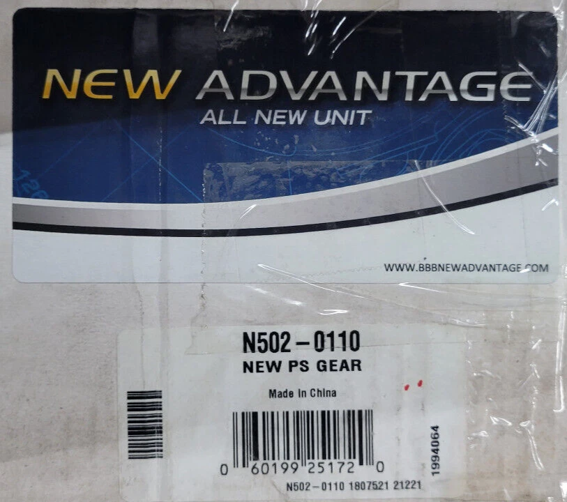 NUEVO ENGRANAJE DE DIRECCIÓN VENTAJA BBB N502-0110 PARA CHEVY GMC CK 1977-1979 Foto 2 de 2