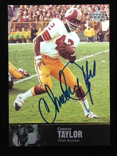 Charley Taylor [Autograph] #AL-14 1997 Upper Deck Legends card