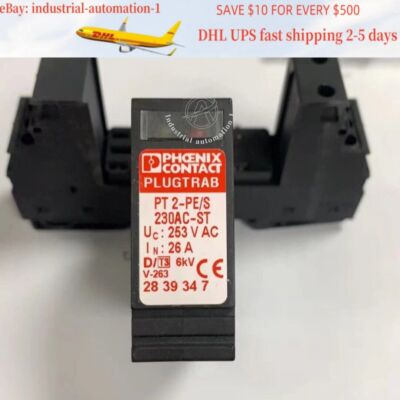 1PC NEW PHOENIX 2839347 PT 2-PE/230AC-ST lightning arrester