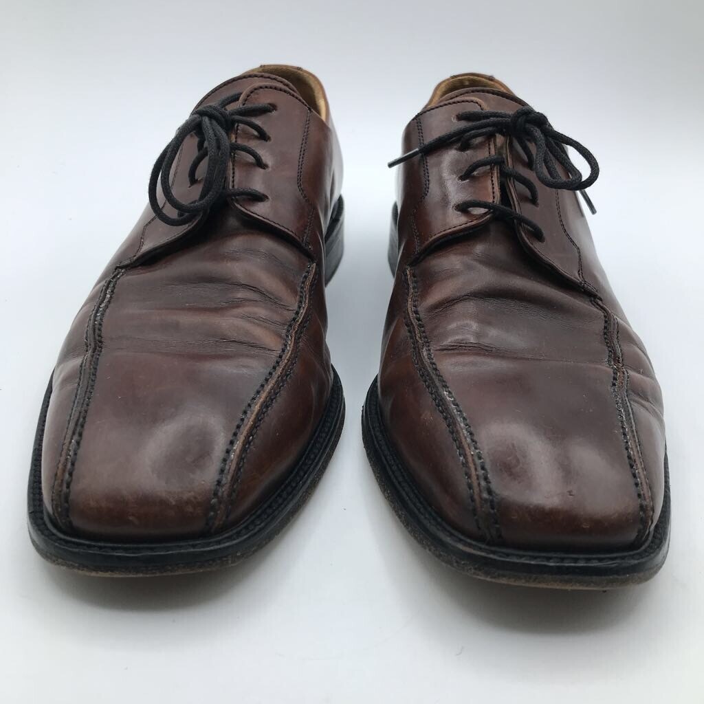 Johnston & Murphy Mens Derby Dress Shoes Brown Leather  display picture 1