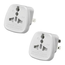 NEW UK/EU to China Chinese AC Mains 2 & 3 Pin Travel Plug Convertor Adaptor Plug
