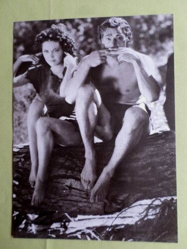 MAUREEN O'SULLIVAN  JOHNNY WEISSMULLER  - 1 PAGE PICTURE- CLIPPING/CUTTING - Imagen 1 de 1