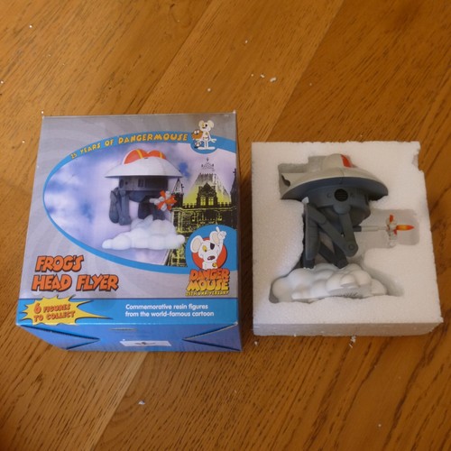 Danger Mouse 25th Anniversary Commemorative Frogs Head Flyer Resin Figure