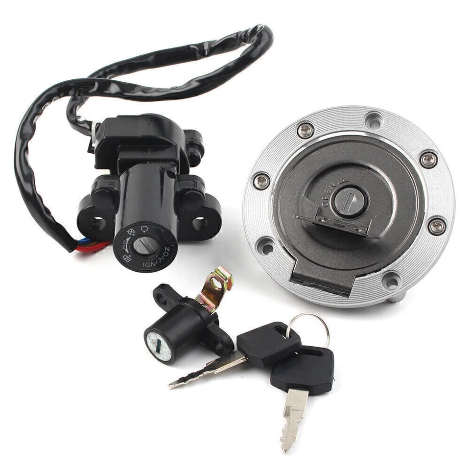 For Yamaha FZ09 FZ07 FZ1/FZ6/FZ8 2001-2016 Ignition Switch Lock Fuel Gas Cap Key - Image 3 of 4