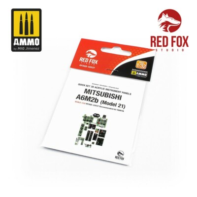 Red Fox 1/32 Mitsubishi A6M2b Zero Fighter (Model 21) for Tamiya kit RFSQS-32037