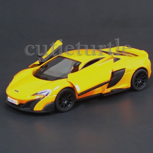 Kinsmart Mclaren 675LT 675 LT 1:36 Diecast Toy Car  KT5392D Orange - Picture 3 of 3