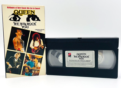 Queen We Will Rock You Concert VHS Freddie Mercury 1992 Strand