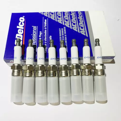 8Pcs OEM 41-114 Iridium Spark Plugs for Cadillac Chevrolet GMC ACDELCO 12622441 - Picture 2 of 6