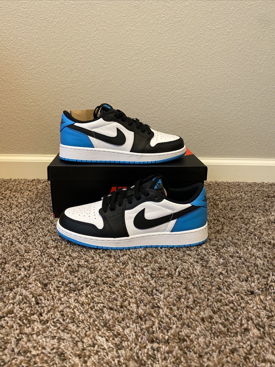 Nike Air Jordan 1 Retro Low OG UNC Dark Powder Blue GS Size 7Y