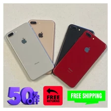 Apple iPhone 8 Plus 64GB - Unlocked, Verizon, AT&T, T-Mobile - Red, Gold, Silve