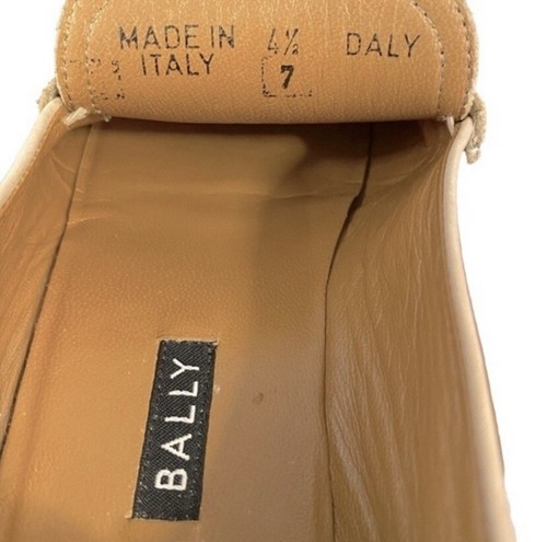 BALLY Women's Light Beige Suede Penny Loafer w/Rubber Sole, Size 7 - Picture 11 of 11